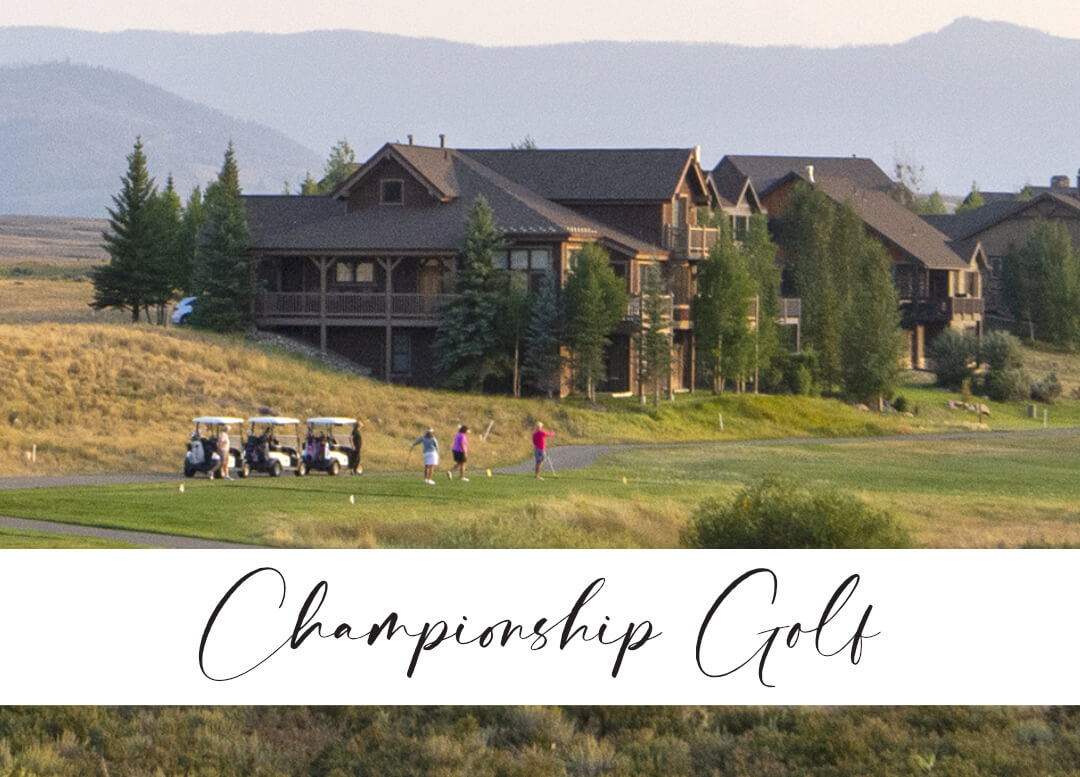 Golf and home with Championship Golf banner from Avid Golfer Ad, updated